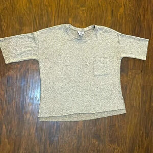 For the Republic Denim Crew Neck Shirt